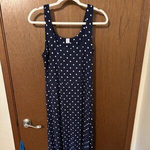 Old Navy polka dot maxi dress